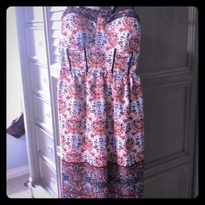 Ultra Pink Colorful Summer Dress
